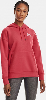 Джемпер Under Armour ESSENTIAL FLEECE HOODIE 1373033-638 р. XS красный