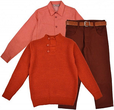 Комплект дитячого одягу Fornello 2206 р.92-98 помаранчевий 2206