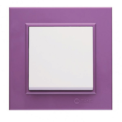 Рамка одноместная Makel Karea горизонтальная сиреневый