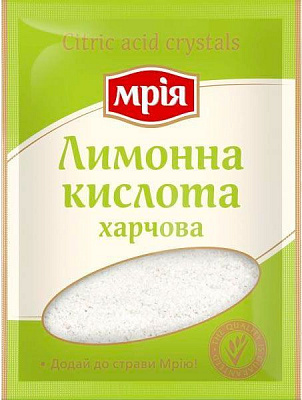 Кислота лимонная 25г (4820154830270)