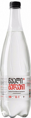 Вода минеральная Water+Gudauri негазированная 1,5 л 