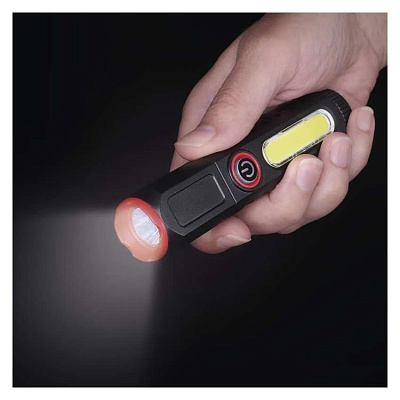 Фонарь-лампа Emos LED Li-Ion 400 mAh 120 Lm черно-красный P4720