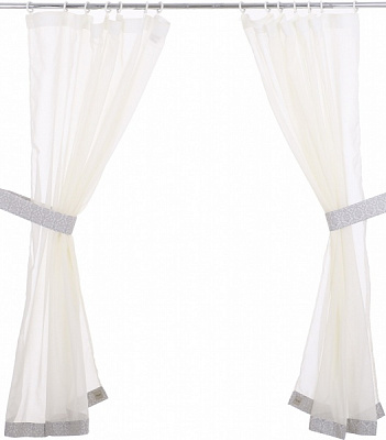 Комплект фіранок Нарцис вензель 170x145 см з підхватами La Nuit