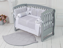 Комплект для дитячого ліжечка Baby Veres Angel wings grey сірий 216.26