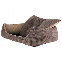 Лежак FX home Armando Brown коричневий 65х50х18 см