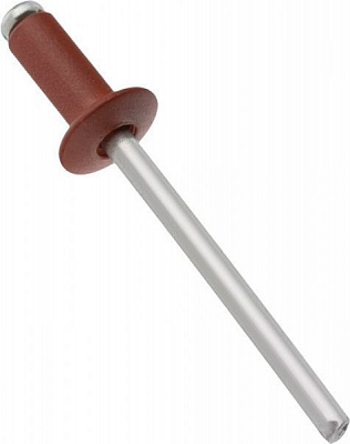 Заклепка вытяжная 4x10 мм 100 шт кирпичный RAL 8004 EXPERT FIX