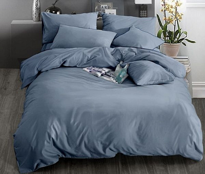 Комплект постільної білизни Сірий євро Word of Dream