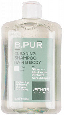 Шампунь Echosline B.PUR дезинфицирующий для тела и волос 385 мл
