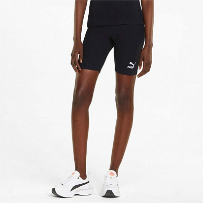 Велосипедки Puma CLASSICS RIBBED SHORT TIGHTS 53350701 р. S чорний