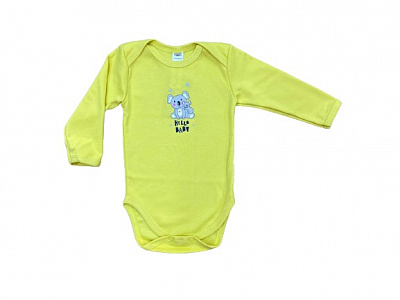 Боді унісекс Bambinelli р.80 жовтий Б301-7