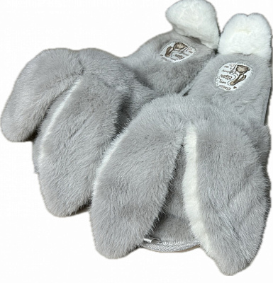 Капці домашні Gemelli Кроленя р.41 сірий