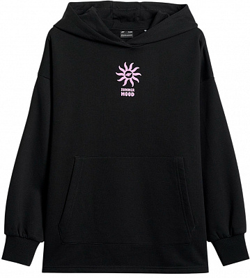 Толстовка 4F SWEATSHIRT F2297 4FJWSS26TSWSF2297-20S р.146 черный