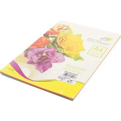 Набір кольорового паперу А4 Spectra Color-Rainbow Pack Light IT 82 
