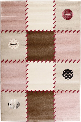 Килим Balta Pachword Pink 03766 R 113x173 см