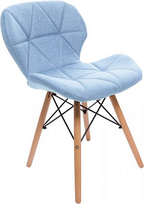 Стілець обідній GT Racer X-D27-Fabric бук/синій