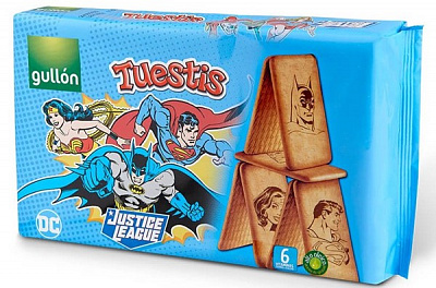 Печенье Gullon Печенье GULLON Tuestis JL (Лига Справедливости) 400 г 