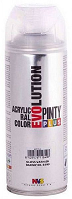 Лак-аерозоль Evolution NV100165 400 мл прозорий PINTYPLUS