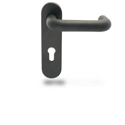 Ручка на планці Apecs HP-72.1303 циліндричний 72 мм чорний