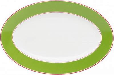 Блюдо Emotion 30,5 см зеленое Fiora 