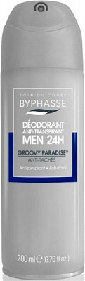 Дезодорант для мужчин Byphasse 24h Men Deodorant Groovy Paradise 200 мл