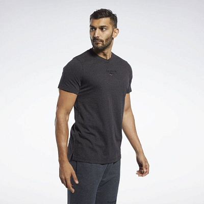 Футболка Reebok TE MELANGE SS TEE FK6133 2XL черный