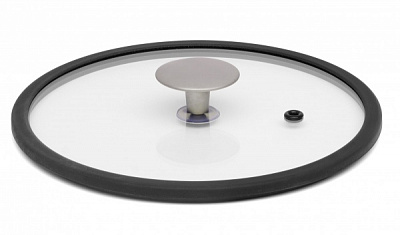 Кришка скляна з силіконовим обідком Terra Italia 20 см TVS