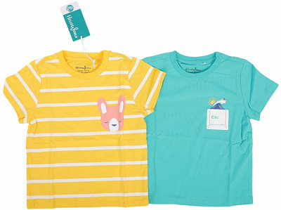 Футболка для мальчиков HW 2 шт. р.80/86 разноцветный 53163_53164