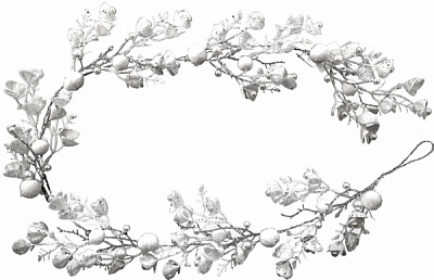 Гирлянда декоративная Sunrise Crafts с жемчугом и цветками LH7140G4 1,2 м