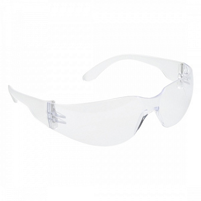 Окуляри захисні PORTWEST PW32CCL класичні з цільною вигнутою лінзою прозорі