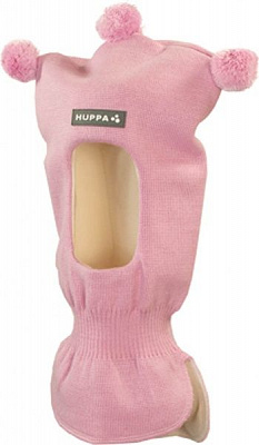 Шапка HUPPA Вязаная шолом для малюків COCO, S р.49-51 рожевий 85070000-70013-00S