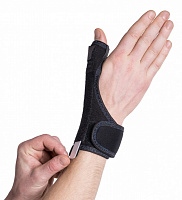 Бандаж для фиксации большого пальца руки Торос-Груп 554 р. универсальный черный