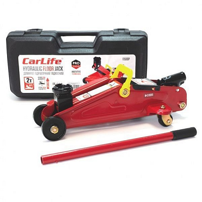 Домкрат гидравлический подкатной CarLife FJ590P 2 т