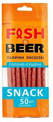 Закуска Fish Beer палички лососеві 50 г