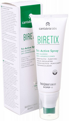 Спрей Cantabria Labs три-актив для кожи с акне 100 мл 1