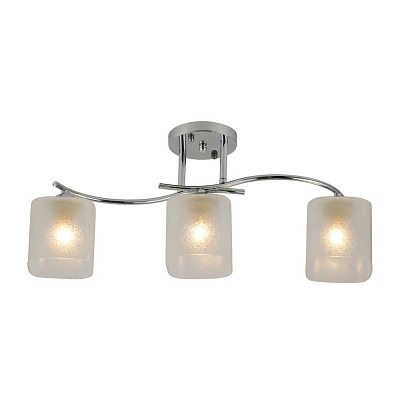Люстра Miorro Lorenza 580х120х240 мм металл/стекло 3x40 Вт E27 хром 51-311-110