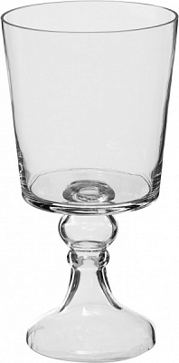 Ваза прозрачная King 43 см Wrzesniak Glassworks