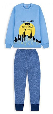 Пижама для мальчиков Габби PGM-20-4 р.110 синий с голубым 