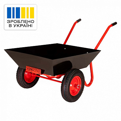 Тачка двоколісна КВІТКА PRO 120 л до 250 кг Le Mans 24 (110-4085)