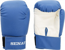Боксерські рукавиці SENAT 8oz біло-синій