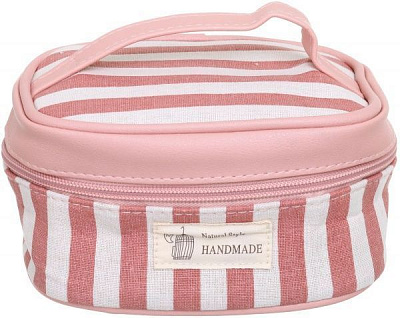 Косметичка Полоска розовый 