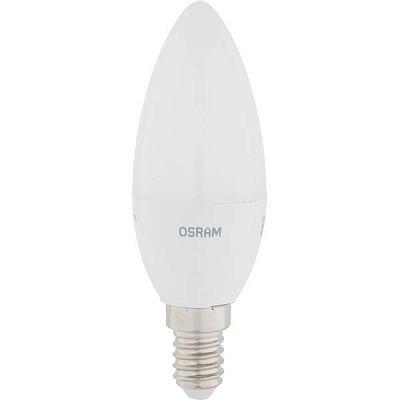 Лампа світлодіодна Osram 5,4 Вт C37 матова E14 220 В 2700 К 4052899971820