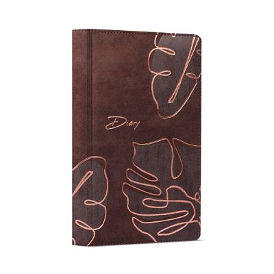 Щоденник недатований коричневий YES Calmness A6 2022