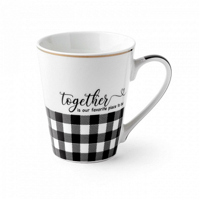 Чашка Black & White 310 мл RH-101032006-1 Rosem Home