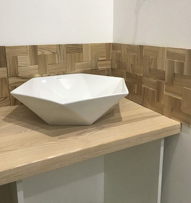 Декоративна панель дерев'яна Мозаїка Enfasi Дуб Натур 270х270 мм