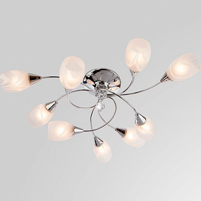 Люстра потолочная Strotskis Virginia 2275/9 9x60 Вт E27 хром 