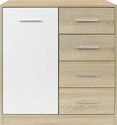 Комод Belveder BL27 дуб сонома/дуб сономабілий