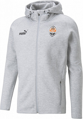 Джемпер Puma FCSD CASUALS HOODED JKT 76725212 р. XL разноцветный