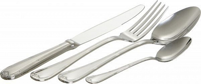 Набор столовых приборов Ruban Croise 24 предмета на 6 персон 52523-81 Sambonet