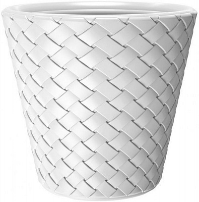 Горшок пластиковый Prosperplast Matuba круглый 26л белый (71364-449) 