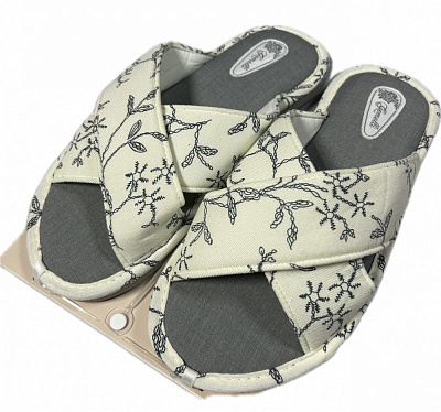 Тапки домашние Gemelli Миа 2 р.40 молочный